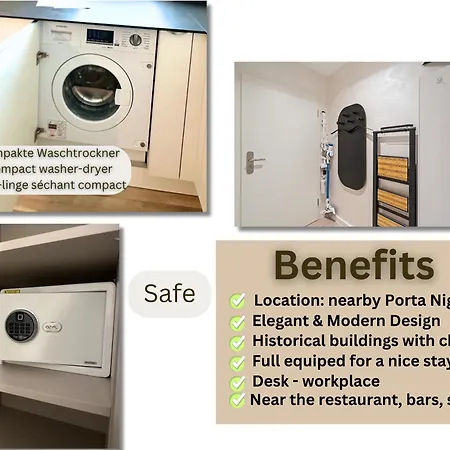 アパート Modern Elegance In Historical Center トリーア